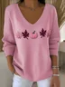Women Cotton Halloween Long Sleeve Comfy Casual Sweater