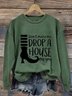 Vintage Crew Neck Halloween Sweatshirt