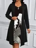 Women Floral Spring/Fall Dress V Neck Long Sleeve A-Line Dress