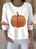 Women Cotton Halloween Long Sleeve Comfy Vintage Sweater