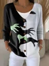 Women Halloween Long Sleeve Comfy Casual Printing Cardigan