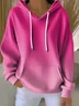 Casual Hoodie Ombre Hoodie Printing