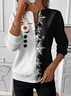 Women Imitation Cashmere Christmas Long Sleeve Comfy Vintage Sweater