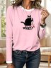 Vintage Animal Crew Neck Long Sleeve T-shirt