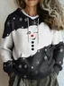 Women Christmas Long Sleeve Comfy Vintage Sweater