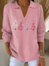Women Christmas Long Sleeve Comfy Casual Printing Sweater