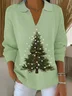 Women Christmas Long Sleeve Comfy Casual Printing Sweater