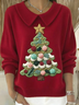Women Christmas Long Sleeve Comfy Casual Printing Sweater