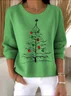 Women Cotton Christmas Long Sleeve Comfy Vintage Sweater