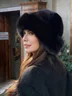 Plush Mongolian Hat For Women Thickened Autumn And Winter Windproof Cold-proof Warm Basin Hat Imitation Mink Fur Earmuffs Fisherman Hat