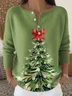 Women Christmas Long Sleeve Comfy Casual Sweater