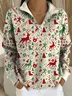 Women Christmas Long Sleeve Comfy Casual Sweater