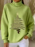 Women Christmas Long Sleeve Comfy Vintage Sweater