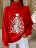 Women Christmas Long Sleeve Comfy Vintage Sweater