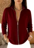 Women Wool/Knitting Plain Long Sleeve Comfy Casual Cardigan