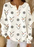 Women Christmas Long Sleeve Comfy Casual Sweater