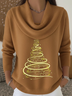 Women Christmas Long Sleeve Comfy Casual Printing Sweater