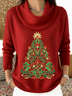 Women Christmas Long Sleeve Comfy Vintage Sweater