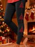 Women Christmas Casual All Season Ankle Pants Leggings